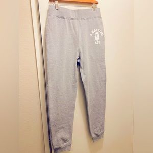 Bape sweatpants size medium